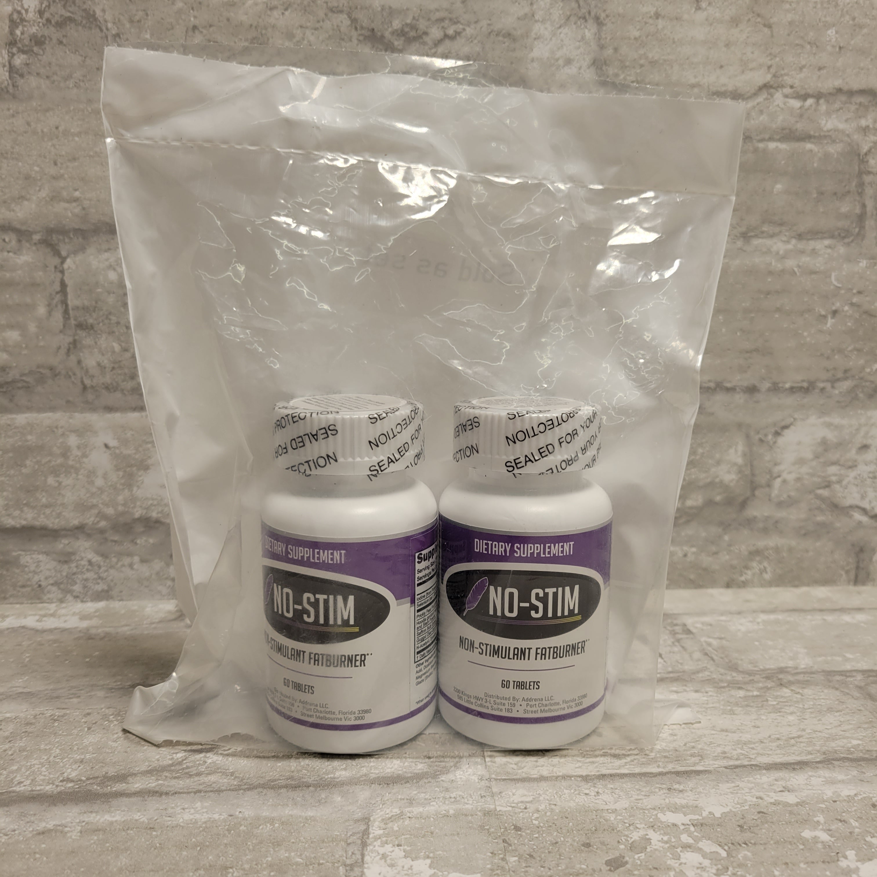 No-Stim Non Stimulant Fat Burner Diet Pills & Appetite Suppressant, Lot of 2 (8076697305326)